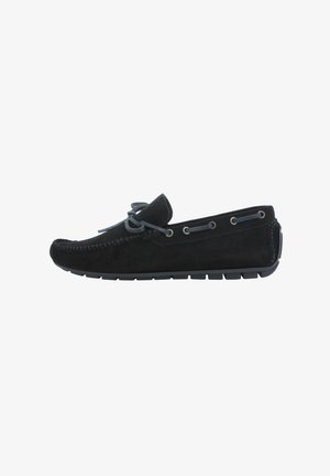 Melluso, MELLUSO MOCASSINO CARO SHOE UOMO SPORTIVO LACCI - Scarpe da barca - nero