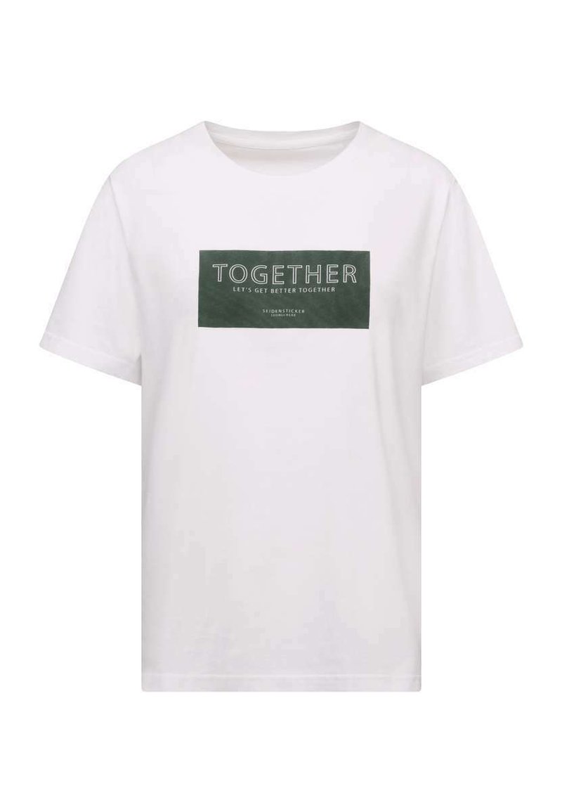 seidensticker T-shirt print groen seidensticker T-shirt print groen