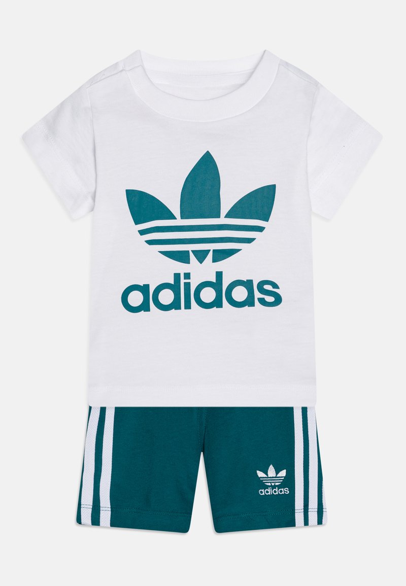 adidas Originals TEE SET-INFANT - Kratke hlače - legacy teal/white