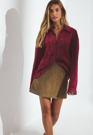 NA-KD Jupe trapèze - beige