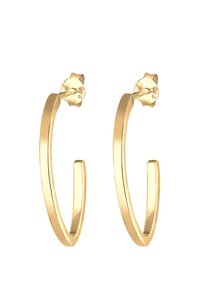 Elli Oval Geo Basic  - Øreringe - gold-coloured