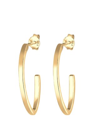 Oval Geo Basic  - Øreringe - gold-coloured
