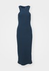 MIDI - Laisvo kirpimo suknelė - armory navy