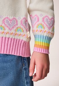 Little Bird REGULAR FIT - PASTEL FAIRISLE KNITTED FAMILY CHRISTMAS - Trui - white