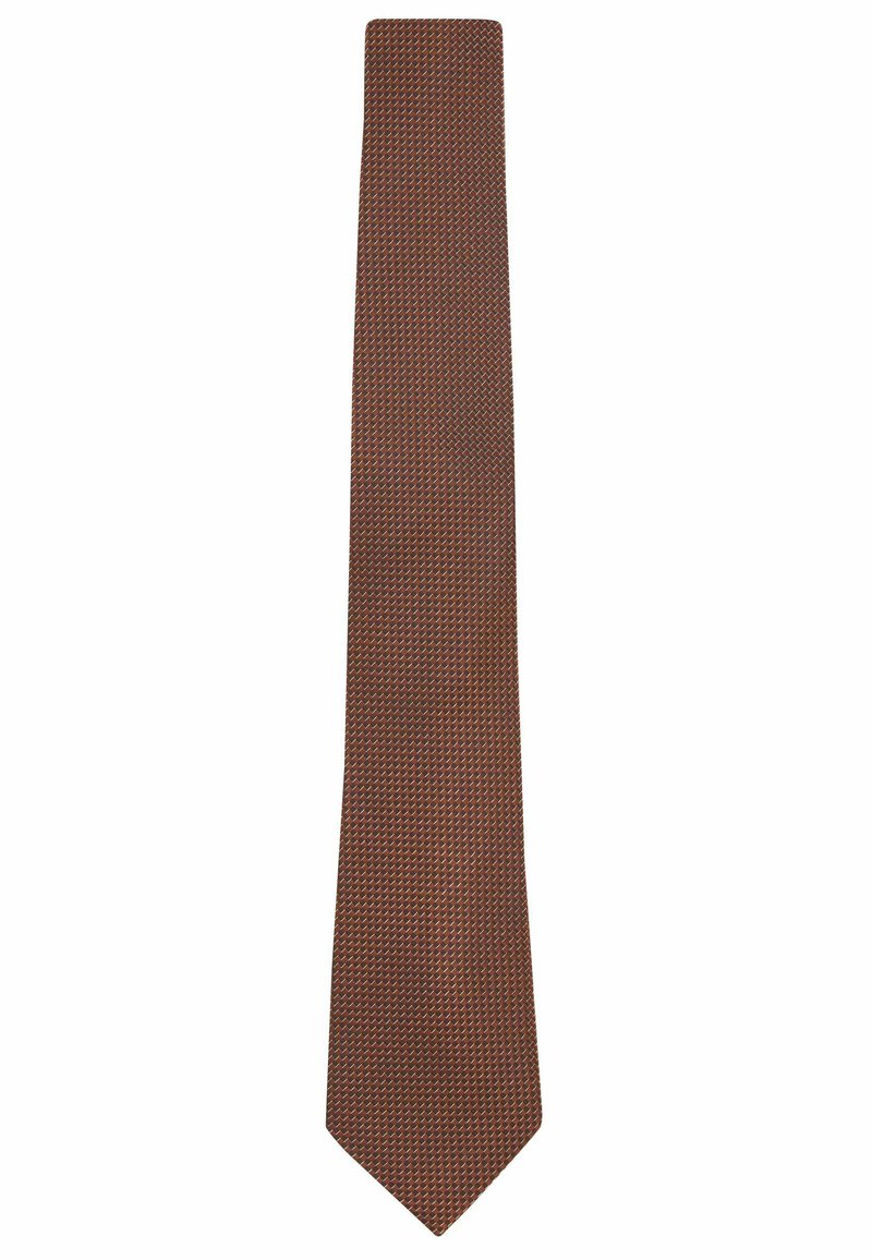 Next TEXTURED REGULAR - Kravata - brown rust