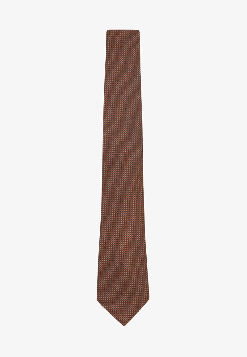 Next TEXTURED REGULAR - Kravata - brown rust