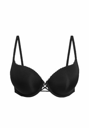 Next, MIMI TRIPLE BOOST MICROFIBRE PLUNGE BRA - Push-up-bh'er - black