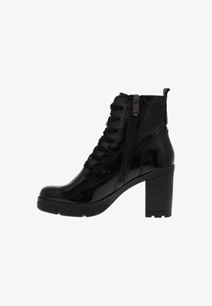 Marco Tozzi Bottines à plateau - noir vernis