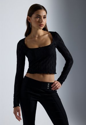 Even&Odd by Zalando Long sleeved top - black