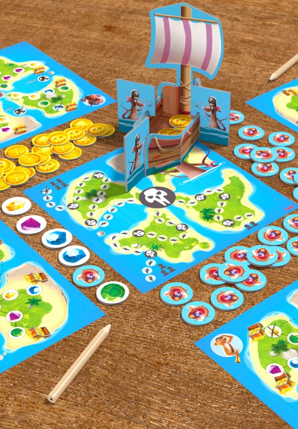 SCHATZKARTE AHOI – Brettspiel – bunt