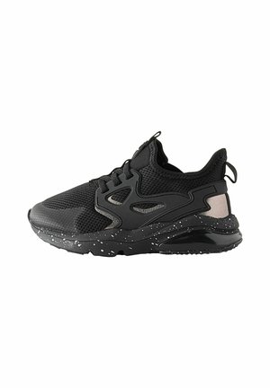 Next, Elastic Lace Trainers - Trainers - black silver