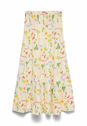 Vero Moda, ROCK VMELENA HOHE TAILLE LANGER ROCK - Jupe longue - birch