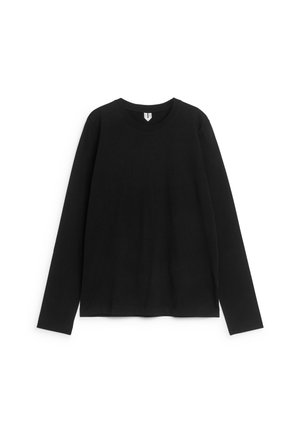 ARKET, ARKET IRIS SIGNATURE LONG-SLEEVE T-SHIRT - T-shirt à manches longues - black