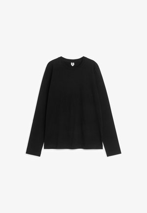 ARKET, ARKET IRIS SIGNATURE LONG-SLEEVE T-SHIRT - T-shirt à manches longues - black