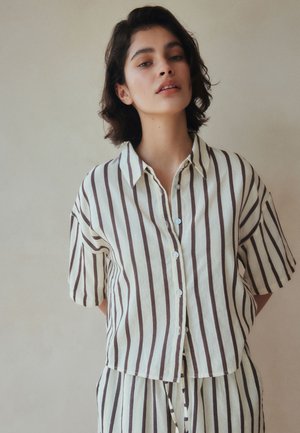Next, REGULAR FIT  - Hemdbluse - chocolate brown