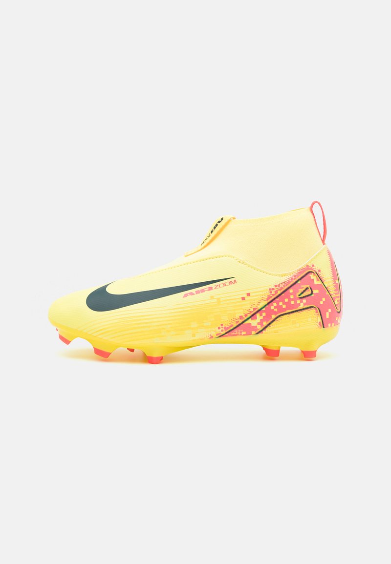 Nike Performance JR ACAD UNISEX - Ghete de fotbal pentru teren tare - light laser orange/armory navy