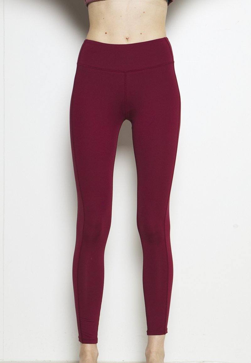 Damen Sportbekleidung | South Beach WETLOOK HIGH WAIST LEGGING Tights rhodondendron/beere - SY01574 Damen Sportbekleidung | South Beach WETLOOK HIGH WAIST LEGGING Tights rhodondendron/beere - SY01574