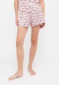 Abercrombie & Fitch Sleep Short - Donji dio pidžame - white/red