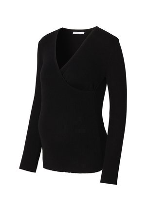 MATERNITY - Strickpullover - black