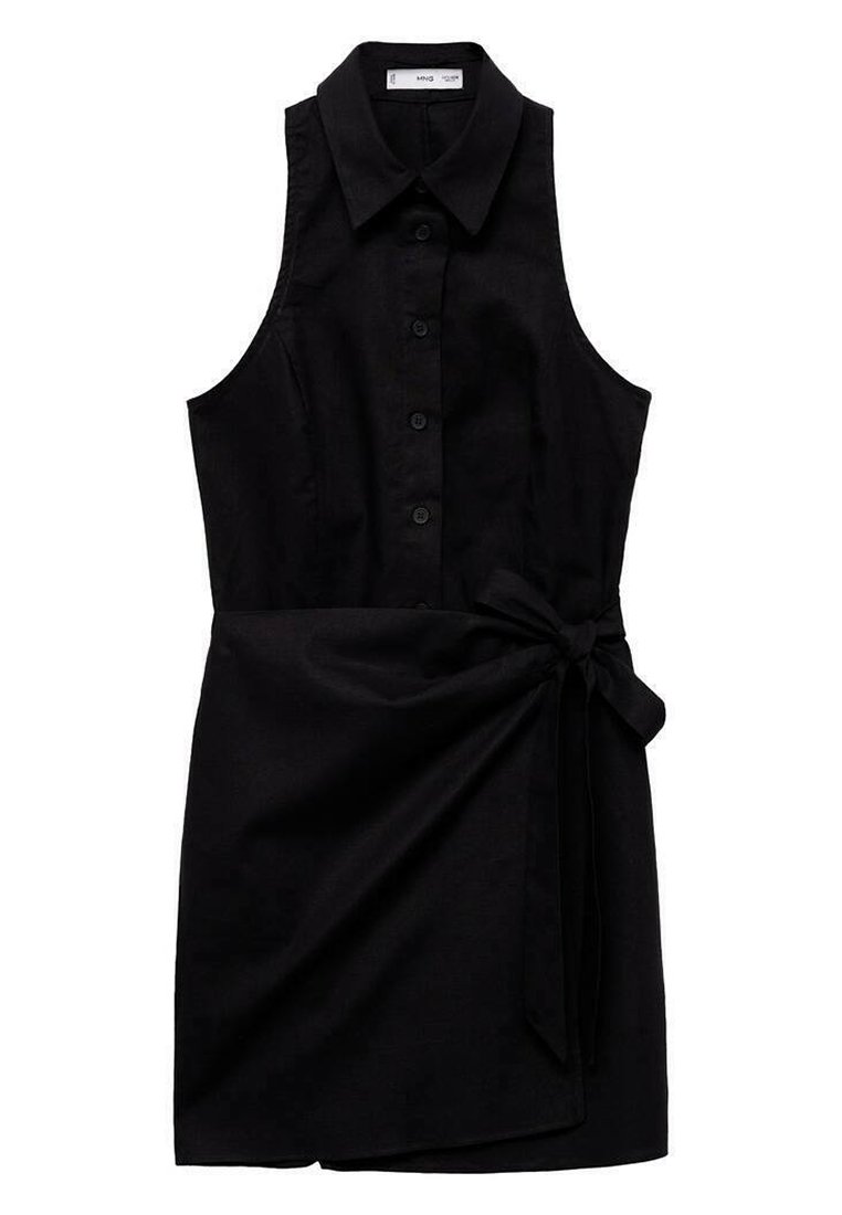 Mango Blousejurk zwart Mango Blousejurk zwart