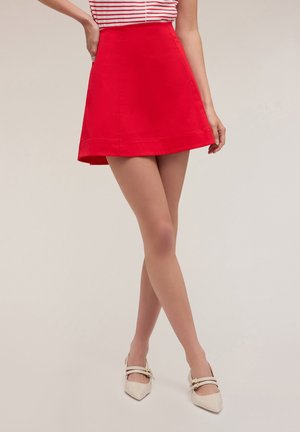 CORTA FLARE - A-line skirt - rosso