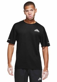 SOLAR CHASE - T-shirt till träning - black/white