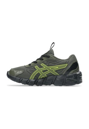 GEL-QUANTUM 90 PS - Sneaker low - olive canvas safety yellow