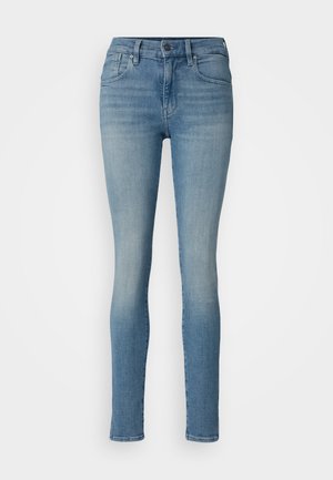 G-Star LHANA SKINNY SPLIT WMN - Ļoti pieguloši džinsi - sun faded biscay blue