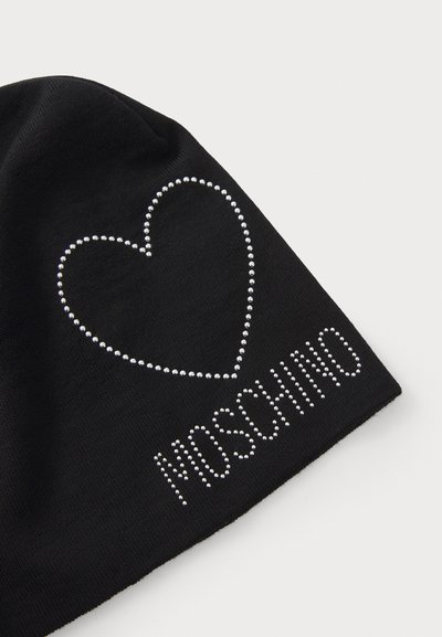 MOSCHINO HEART BEANIE - Čiapka - black
