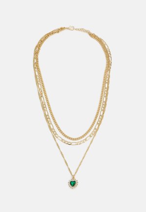 PCLUNA COMBI NECKLACE - Halsband - gold