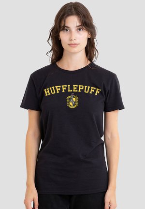 Harry Potter, HARRY POTTER HUFFLEPUFF ARC SMALL CREST - T-Shirt print - black