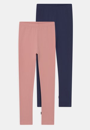 NICA 2 PACK - Leggings - Trousers - peacoat/rose