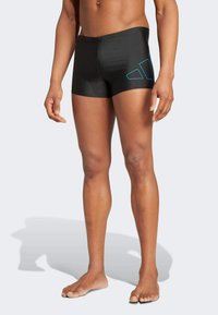 adidas Performance BIG BARS - Pantalón de baño - black bright royal
