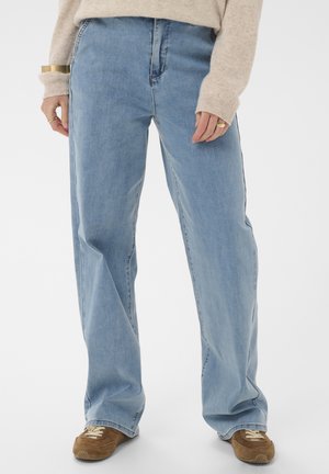 Straight leg jeans - cleveland light blue denim