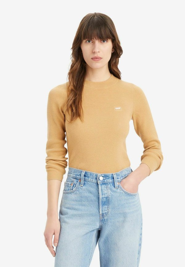 CREWNECK RIB SWEATER - Strickpullover - oreo cookie multi