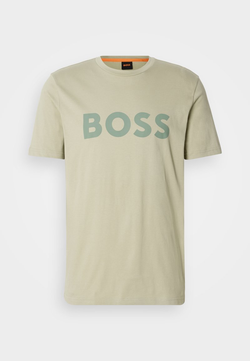 Boss T-shirt print groen Boss T-shirt print groen