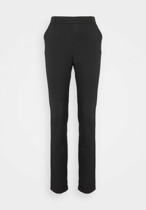 VMMAYA SOLID PANT - Spodnie materiałowe - black