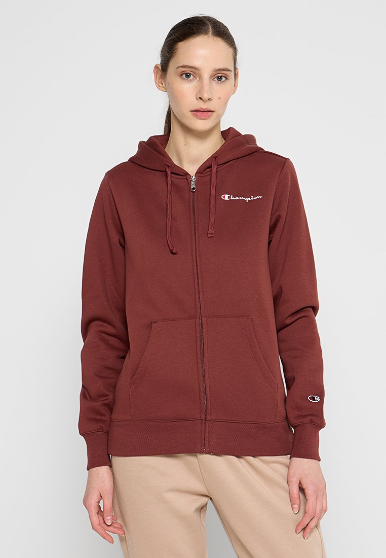 Champion Sweater met rits bruin Champion Sweater met rits bruin