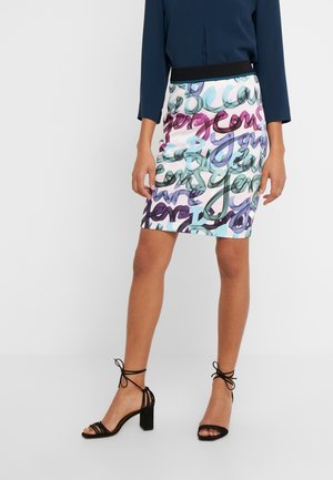 Jupe crayon - multi-coloured