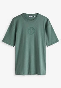 Next Printtipaita - grey green black