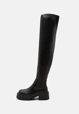 ONLBANYU - Over-the-knee boots - black