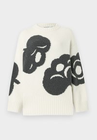 Marimekko LUONTO TUMMA - Maglione - off white/grey