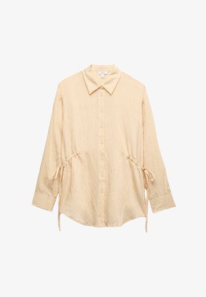 Marks & Spencer, DRAWCORD COLLARED - Hemdbluse - yellow mix