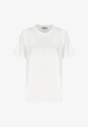 Elisabetta Franchi CON LOGO - T-shirt imprimé - bianco