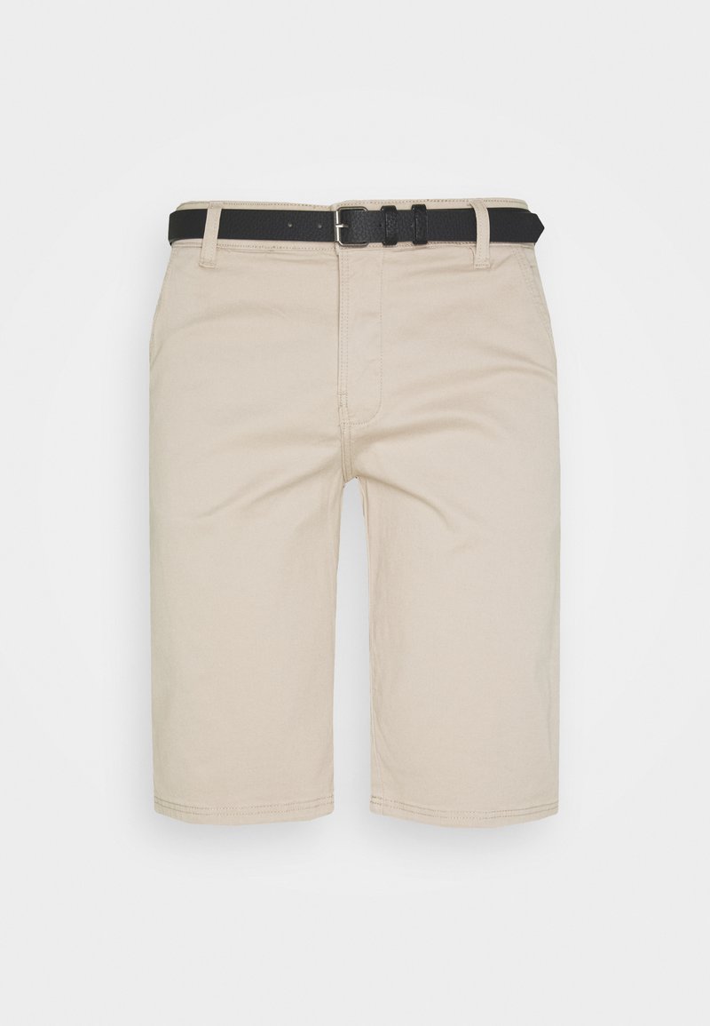 Lindbergh CLASSIC CHINO BELT - Shorts - sand