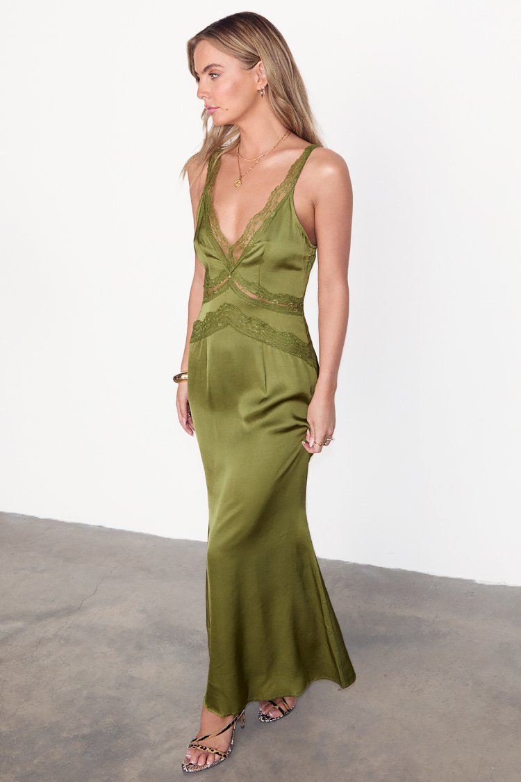 Never Fully Dressed GIANNA DRESS - Occasion wear - olive/khaki - Zalando.co.uk Never Fully Dressed GIANNA DRESS - Occasion wear - olive/khaki - Zalando.co.uk