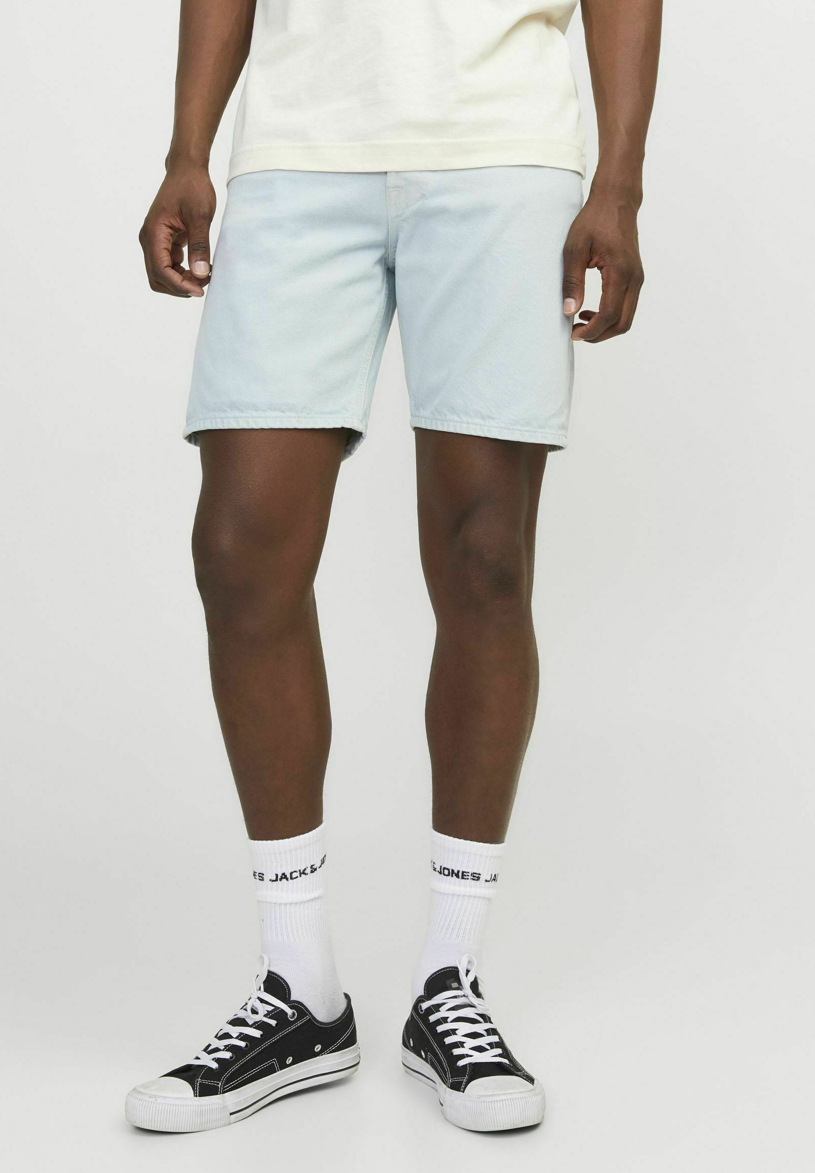 Jack & Jones Jjlinen-Maglietta con Dettagli Camicia, Blazer Blu Marine, S Uomo