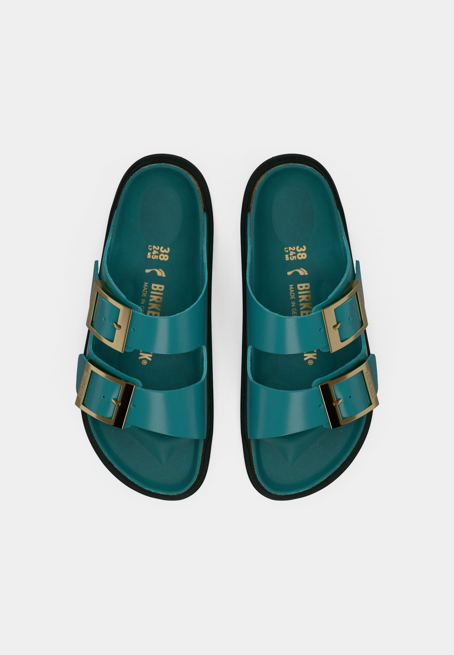 Birkenstock ARIZONA DB LENA HS DARK TEAL HEX CUPSOLES NARROW