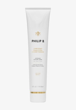 Tube blanc de l'après-shampooing Philip B Everyday Beautiful, soin intense couleur pour tous types de cheveux, parfum Néroli Sicilien, 6 fl oz / 178 ml.