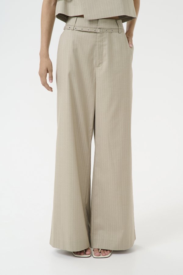 TIFF WIDE PANTS - Trousers
